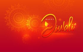 Happy Diwali Background Template