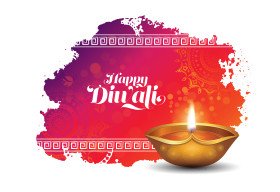 Happy Diwali Background Template Design