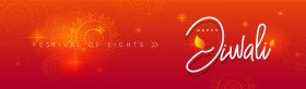 Happy Diwali Banner Background