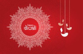 Happy Diwali Festival Background Design