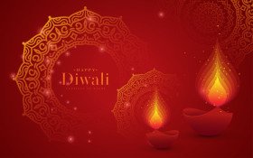 Happy Diwali Festival Background Design Template