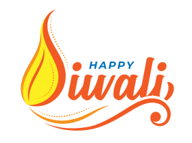 Happy Diwali Sticker Design Template