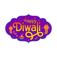 Happy Diwali Sticker Design Template