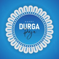 Happy Durga Puja Background Design Template Illustration