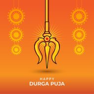 Happy Durga Puja Post Banner