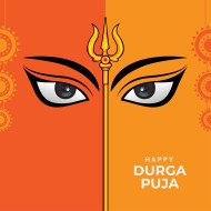 Happy Durga Puja Post Template