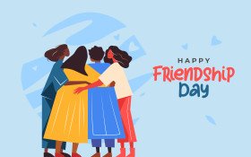 Happy Friendship Day Background Template