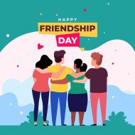 Happy Friendship Day Post Banner Template