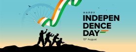 Happy Independence Day Cover Banner Template