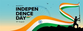 Happy Independence Day Cover Banner Template