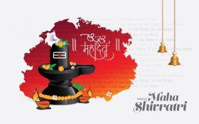 Happy Maha Shivratri Background Design Template