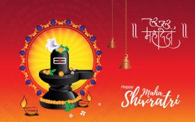 Happy Maha Shivratri Background Design Template