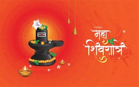 Happy Maha Shivratri Background Design Template