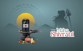 Happy Maha Shivratri Background Vector Design Template