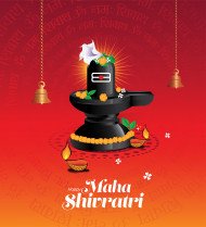 Happy Maha Shivratri Banner Design Template