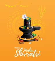 Happy Maha Shivratri Post Design Template