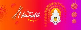 Happy Navratri Banner Design Template