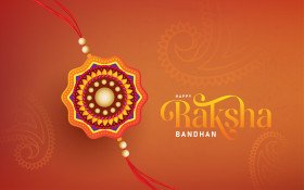 Happy Raksha Bandhan Background Vector Design Template