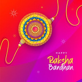 Happy Raksha Bandhan Post Template