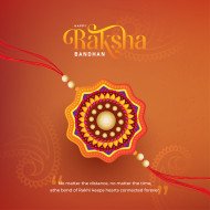 Happy Raksha Bandhan Vector Design Template