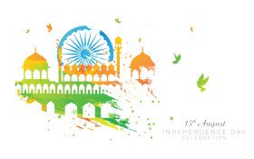 Indian independence day background