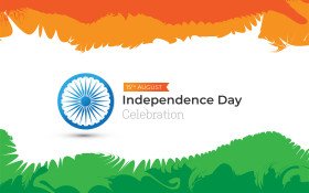 Indian independence day background