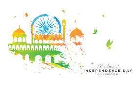 Indian Independence Day Background Design