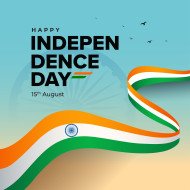 Indian independence day background template