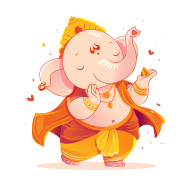 Lord Ganesha illustration vector png