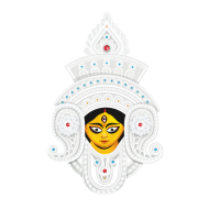 Maa Durga Face Illustration