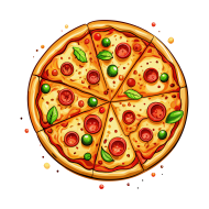 Pizza Vector Illustration