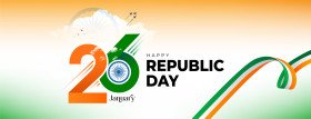 Republic Day Celebration Social Media Header Banner Template