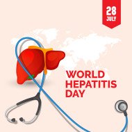 World Hepatitis Day Post Background Template